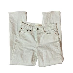 Levi’s Wedgie Straight White Jeans Size 28